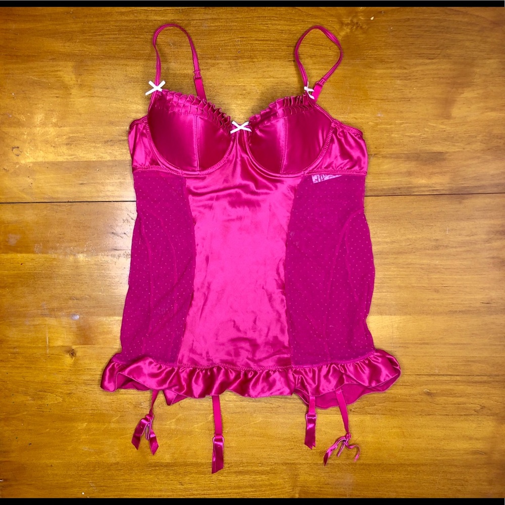 Victoria’s Secret Pink Garter Lingerie Size 34C